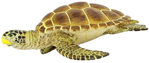 Tortuga Cabezona 9.5cm | Figura de Animal Marino | No tóxico y libre de BPA | Apto para niños de 3 años en adelante | Safari Ltd