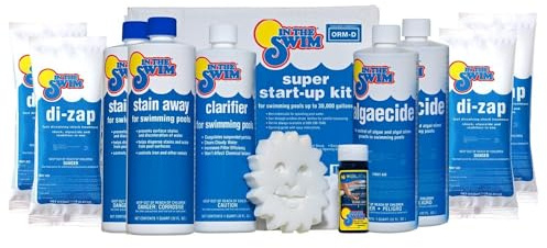 In The Swim Pool Super Opening Chemical Start Up Kit - Above Ground and In-Ground Swimming Pools - Up to 35,000 Gallons