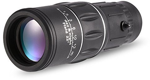 Zerone Monokular Teleskop, 16X52 HD Wasserdicht und Nebel Beweis mit Handyhalter Zoom Kamera Objektiv für Wandern Vogelbeobachtung Reisen und Im Freien
