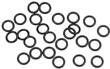 sourcing map 25St Metrische Nitrilkautschuk O-Ringe Dichtung 6,5mm AD 4,5mm ID 1mm Breite
