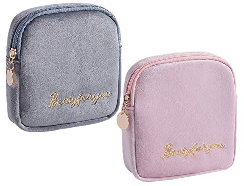 Fanny 2 Stücke Damenbinde Tasche Tampons Sammeln Taschen,Stillkissen, Slipeinlagen, Damenbinden und Makeup Pads