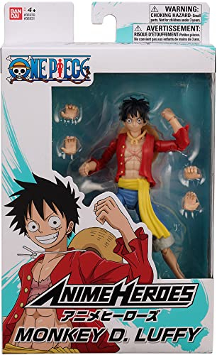 BANDAI – Anime Heroes – One Piece – Anime Heroes Figur 17 cm – Monkey D. Ruffy – 36931