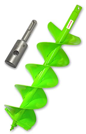 Trapano di terra WERHE 180 mm con supporto SDS Plus robusta punta per trapano Punte per palo