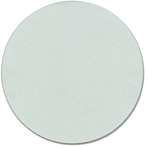 CounterArt TransparentTextured 4mm Round Tempered Glass Cutting Board 16 Round Manufactured in the USA Food Preparation Board, Cake Plate, Pizza Stand