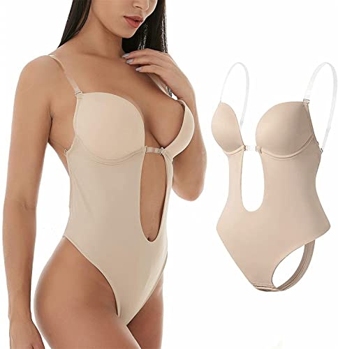 Ronronner Sujetador Moldeador,Sujetador Sin Espalda Mujer,Body sin Espalda para Mujer,Sujetador Moldeador de Cuerpo Sin Espalda,Ajustable Para Vestido de Fiesta,Lencería Nupcial