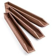 Piquet Ecolat pour Bordure de Jardin (Ecopic, Lot de 10) - Brun