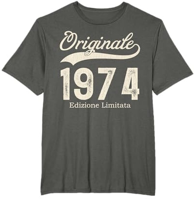Originale dal 1974 Edizione Limitata Anni 52 Compleanno Maglietta