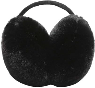 dinghaole Fluffy Ear Muffs - Plush Thermal Furry Ear Covers, Windproof Headband for Outdoor Sports - Ideal for Boys, Girls Cycling & Running