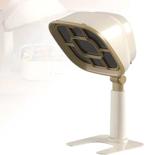 Mini hotte de bureau, hotte aspirante portable, hotte aspirante avec forte aspiration et faible bruit, hauteur réglable et angle de 66 °, 3200 tr/min filtrant les fumées for cuisine, barbecue ( Color