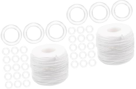 Amosfun 2sets Per Tende Sollevamento Intrecciata e Metri Per Tende Interne Facile Installazione e Resistente Per Tipologie