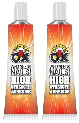 DIOXSTAR High Strength Adhesive Glue, Suitable for Wood, Metal, Plastic, Ceramics, Glass, Long-Lasting, Reliable Performance, Easy-to-Use, Superior Strength (2 Pcs)