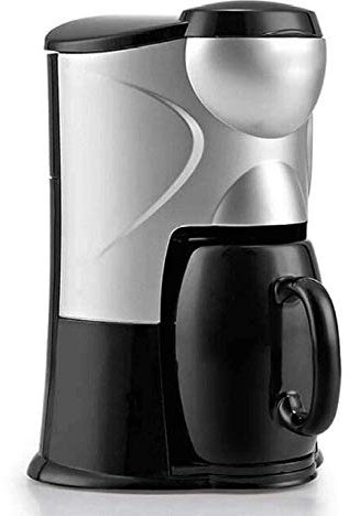 CVNIMV Macchina per Il caffè Macchina per Il caffè in Acciaio Inox Impostazione programmabile Funzionamento Silenzioso Macchina per Il caffè a Goccia con caffettiera e Filtro PE