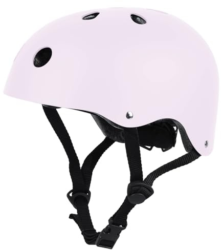 LeapBeast Skate-hjälm, cykelhjälm CE-certifierad unisex vuxna män och kvinnor multisport för cykling, skridskoåkning, skridskoåkning (lavendel, medium)