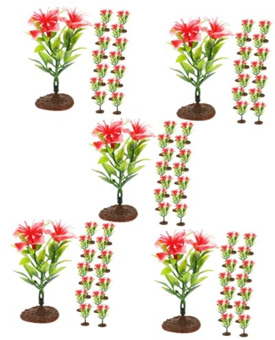 Alipis 75pezzi Rhododendra Per Decorazione e Giochi Per Ragazza Ragazza Ornamentali Realistici Per Attività Creative