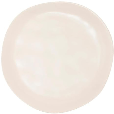 Secret de Gourmet - Lot de 6 Assiettes Plates Noe 26cm Beige
