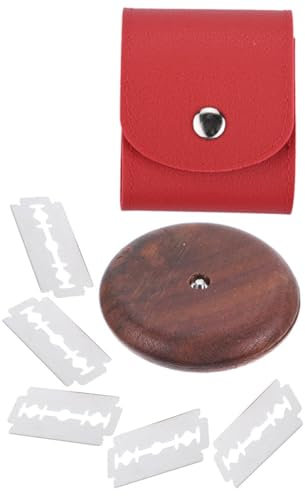 POPETPOP Lame à Pain Scarificatrice Bois de Noyer Rouge Outil à Pain pour Pâtisserie Boulangerie 5 Lames Découpe Pâte Artisanale Maison
