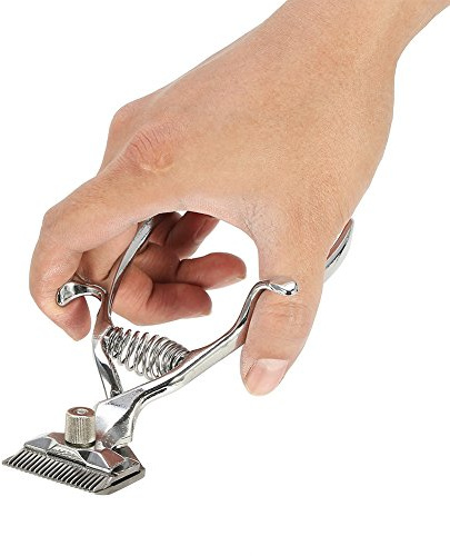 Épilation à cheveux coupeur cutter main classique Clipper Barber moins en acier manuel de coupe de cheveux pour le toilettage humain/animal de compagnie