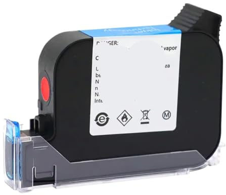MCUXMVUMI JS12 JS12M 12. Impresora de inyección de Tinta térmica de 7 mm con Cartucho de Tinta ecosolvente Seca de 600 fpi en Blanco Rojo Negro Blanco Blanco(Red)