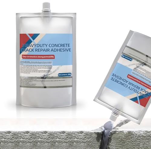Zement-Riss-Füller für den Außenbereich, Beton-Dichtungskleber, 200 ml, robuster Beton-Riss-Reparaturkleber, wasserfester Zement-Füller für den Außenbereich, für Reparaturen zu Hause, Abdichten