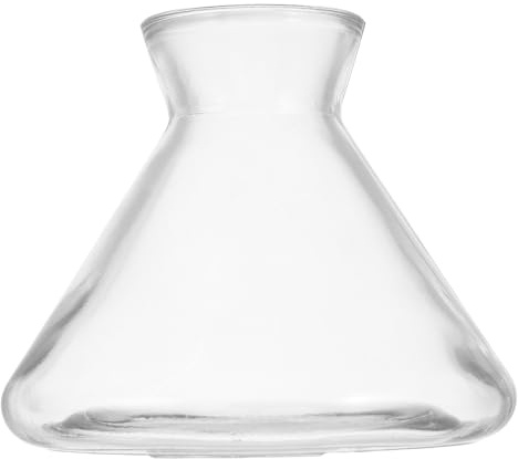 NUOBESTY Bottiglia con Bocca Tromba per Casa in Vetro Diffusore di Fragranze Decorazione Elegante e Funzionale Profumatore per Soggiorno