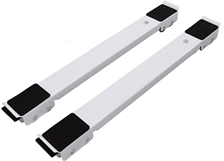 Stylebest Utdragbar Apparatrulle Heavy Duty med 24 Hjul för Enkel Flyttning Av Kylskåp och Tvättmaskiner, Järnmaterial, Justerbar 45 Cm Till 70 Cm, 2 Enheter
