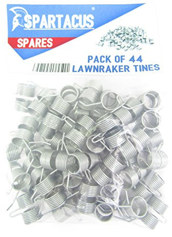Spartacus 44 x Replacement Lawn Raker Scarifier Tines Tynes For Qualcast F016T47920