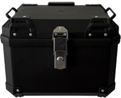 Générique Top Cases 45L Universel Capacité Grand Volume Scooter/Moto, Serrure, Dossier et Support Inclus, Coffre Moto Étanche et Robuste