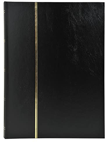 Exacompta Medium Classic Stamp Album, 32 Pages - Black, 17 x 22.5 cm
