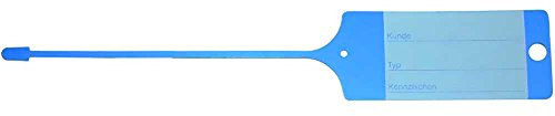 Eichner PP-Schlüsselanhänger 100stk blau 100 Stück 9208-647 4052301005006