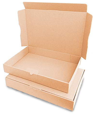 verpacking Maxibriefkartons 320 x 225 x 50 mm Maxibrief MB-4 Braun Versand Post Faltschachtel DIN A4 (Innenmaß 315 x 220 x 45 mm) Versandschachtel Büchersendung (50 Stück)