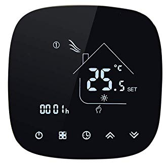 Raumthermostat LX-1001-12 WiFi, APP, Sprachsteuerung Touchscreen für Fußbodenheizung & Heiß Wasser Amazon Alexa Google Home Smart Home Luxus-Time