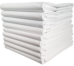 TM Maxx Tischtuch Betttuch Bettlaken Haushaltstuch Sommerdecke Laken in Hotelqualität ⁕ 150g/m² (4) ⁕ 7 Größen ⁕ gesäumt an 4 Seiten ⁕ 100% Baumwolle ⁕ ohne Gummizug (260x300cm)