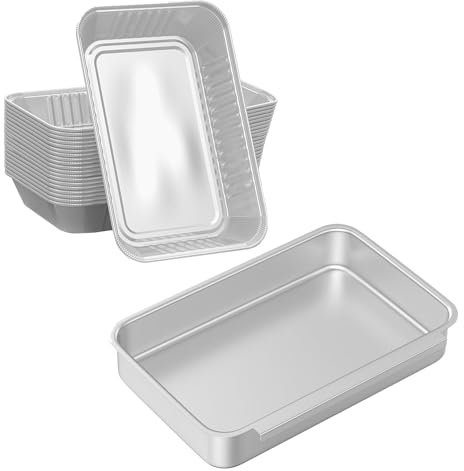 AJinTeby 93305 Grease Catch Pan for Weber Spirit 200/300, Genesis II 300/400 Series with 20 Pack 6415 Drip Pan Liners, Grease Tray for Genesis 1000-5500, Silver/Gold/Platinum, Summit Grills