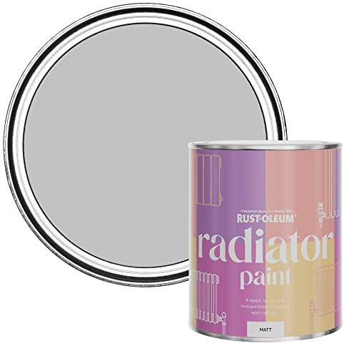 Rust-Oleum White Radiator Paint in Matt Finish - Porcelain 750ml