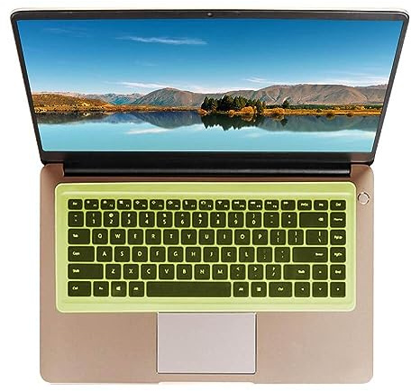 SDTEK Keyboard Protector Skin Silicone Cover Film Universal Compatible with 15-17 inch Laptop, Notebook, Netbook, Chromebook (Yellow)