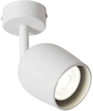HuiNian Modern Surface-Mounted Spotlight GU10 Ceiling Light Nordic Adjustable Angle Single Household Small Ceiling Wall Light Spotlight Spotlight LED Ceiling Light Downlight 7W