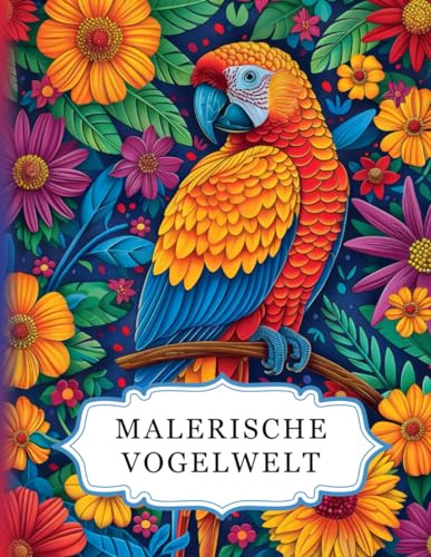 Malerische Vogelwelt: Ein Vögel Malbuch für Erwachsene mit 50 wunderschönen Motiven zum Ausmalen. Ideal zur Entspannung, zum Stressabbau und zur Förderung der Kreativität (Malerische Welten)