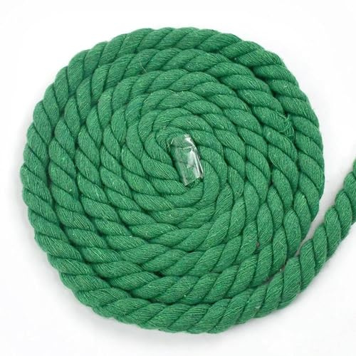 5/10 m, 12 mm, 3 Anteile, gedrehtes Baumwollseil, gewebtes Geflecht, Kordel, Tasche, Kordelzug, dekoratives Makramee-Seil, Nähzubehör