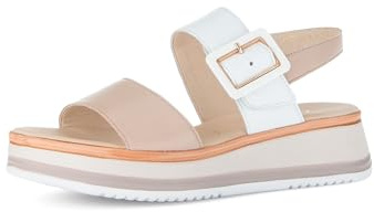Gabor dam remsandaler, damsandaler, Rose vit 58, 38.5 EU