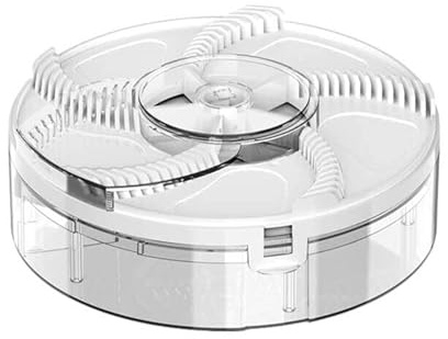 Attrape Mouches Électrique Rotatif à 360°,Piège à Mouches Automatique d'intérieur,Fly Catcher,Destructeur d'insectes,Moucherolle Rechargeable par USB pour Maison, Cuisine, Restaurant,Bar (Blanc)