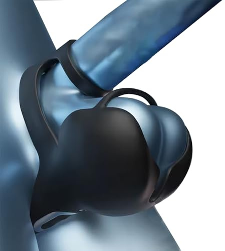 LYAMais 3 in1 Penisring Vibrator Penisringe Sex Spielzeug für die Männer Vibratorensets für Männer mit 9 Vibrationsmodi Sex Toys Hodenringe Dual Cockring Massagegerät Erotisches Sexspielzeug für Paare