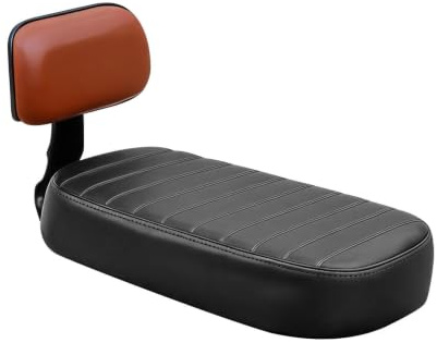 Siège Arrière pour Vélo Coussin de Selle de Rechange avec Sangle Ajustable | Siège Enfant Arrière avec Dossier Antidérapant Pour longues balades extérieur cyclisme urbain garçons filles jeunes