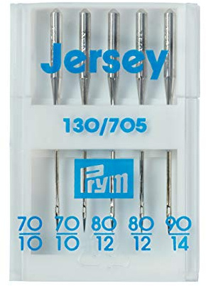 Prym 152233 symaskinsnålar 130/705 Jersey, 70-90, silverfärg, ingen