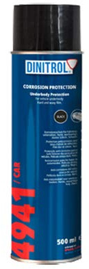 Dinitrol 4941 UNDERBODY WAX (BLACK) 500ml AEROSOL SPRAY CAN
