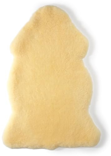 Hofbrucker seit 1948 alfombrilla para bebés (piel de cordero) Amarillo Única