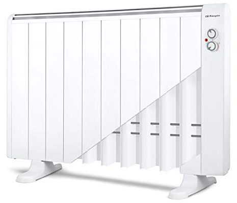 Orbegozo RRM 1810 – Emisor térmico sin aceite, 10 elementos, 1800 W, 2 niveles de potencia, color blanco