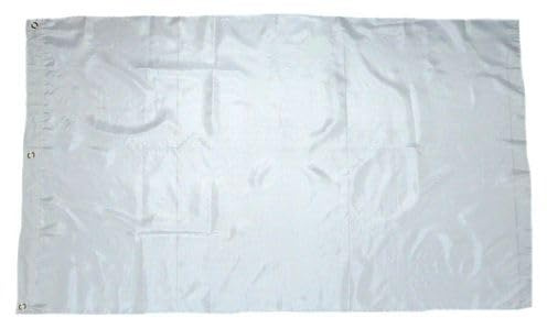Fahne Flagge Einfarbig Weiß Uni 150 x 250 cm