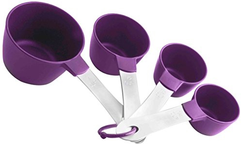 IBILI 736900 - Set de 4 cazos medidores, INOX y Nailon