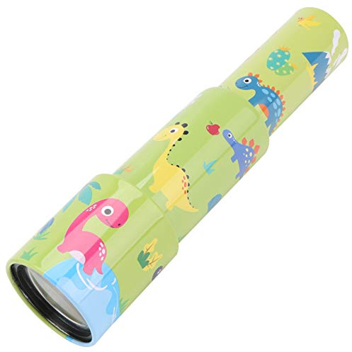 Kisangel Kids Telescope Toy Outdoor Educational Spyglass Lightweight Portable Science Experiment Plaything for Children 7-12 Years
