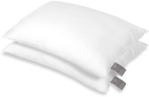 FAM Home Kissen 50x60 2er Set Weiches Mikrofaser - Kopfkissen 50x60 Allergiker mit Optimaler Stütze für Nacken und Kopf - Innenkissen Atmungsaktiv Feuchtigkeitsregulierend Antibakteriell